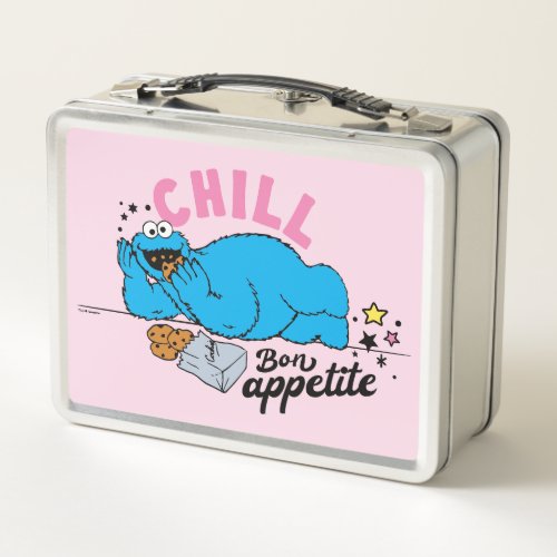 Cookie Monster  Chill Bon Appetite Metal Lunch Box