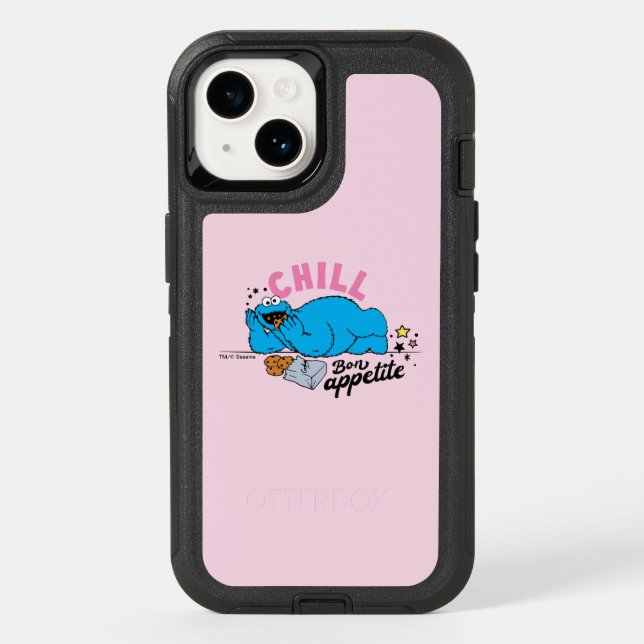 Cookie Monster | Chill Bon Appetite Otterbox iPhone Case (Back)