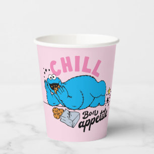 Cookie Monster Chill Bon Appetite Paper Cups
