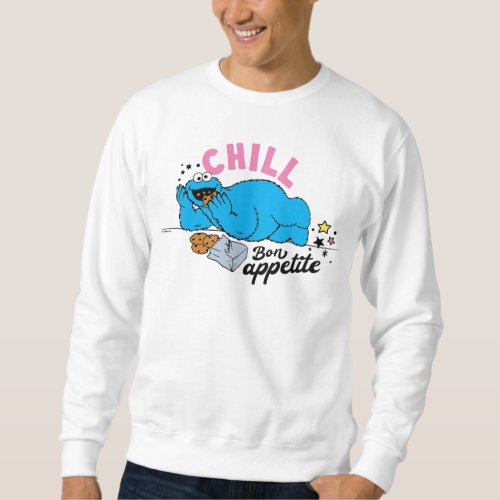 Cookie Monster  Chill Bon Appetite Sweatshirt
