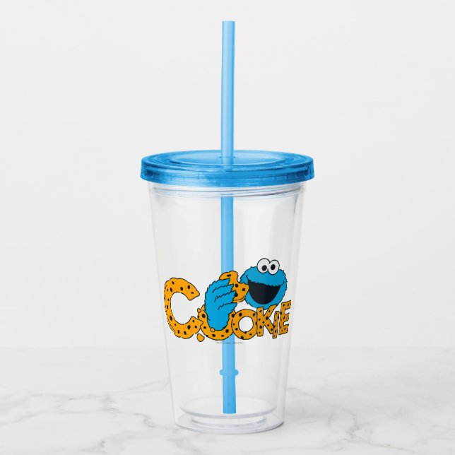 Cookie Monster | Cookie! Acrylic Tumbler (Front)