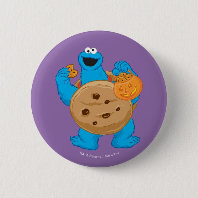 Cookie Monster | Cookie Costume Button (Front)
