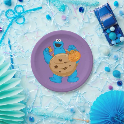 Cookie Monster | Cookie Costume Paper Plates | Zazzle