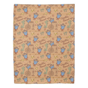 Cookie Monster Cookie Round-Up Pattern Duvet Cover