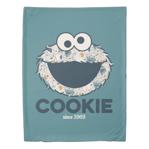 Cookie Monster  Cookie Since 1969 Duvet Cover