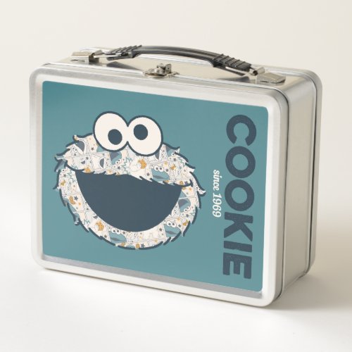 Cookie Monster  Cookie Since 1969 Metal Lunch Box