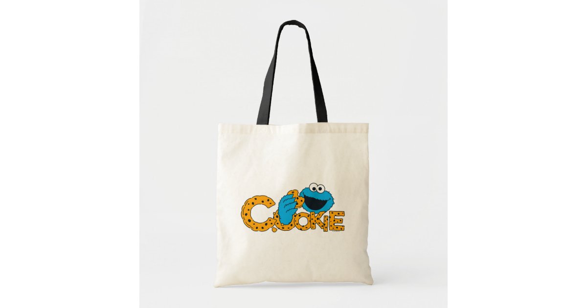 Cookie Monster Cookie! Tote Bag Zazzle