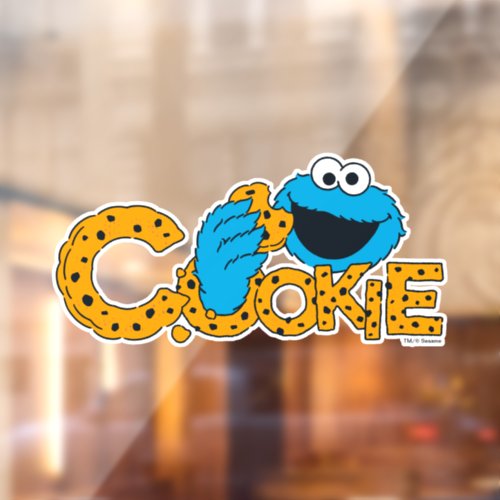 Cookie Monster  Cookie  Window Cling