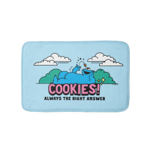 Cookie Monster   Cookies Always the Right Answer Bath Mat
