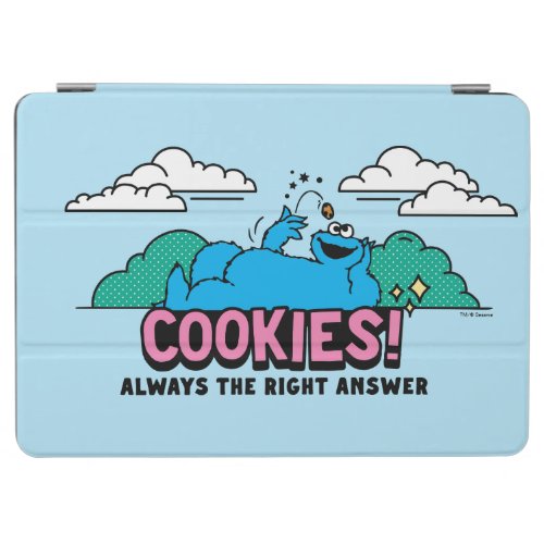 Cookie Monster  Cookies Always the Right Answer iPad Air Cover