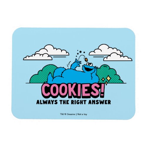 Cookie Monster  Cookies Always the Right Answer Magnet