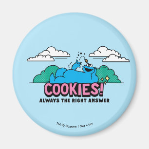 Cookie Monster   Cookies Always the Right Answer Magnet