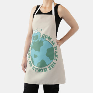 Cookie Monster   Cookies Make the World Go Round Apron