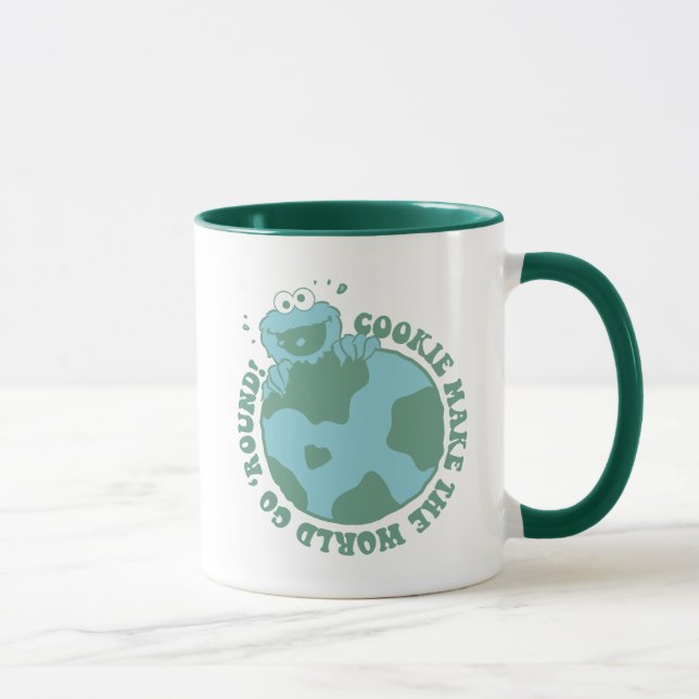 Cookie Monster | Cookies Make the World Go Round Mug (Right)