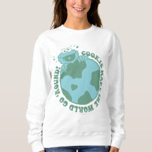 Cookie Monster   Cookies Make the World Go Round Sweatshirt