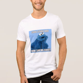 Cookie Monster "Cool Story Bro" Tri-Blend Shirt