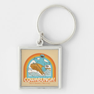 Cookie Monster Cowabunga! Keychain