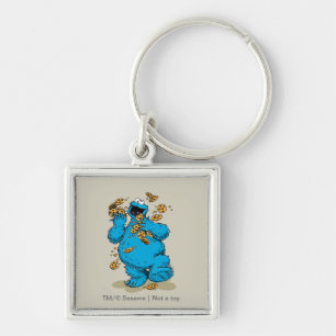 Cookie Monster Crazy Cookies Keychain