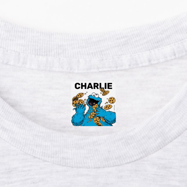 Cookie Monster Crazy Cookies Labels (Affixed)