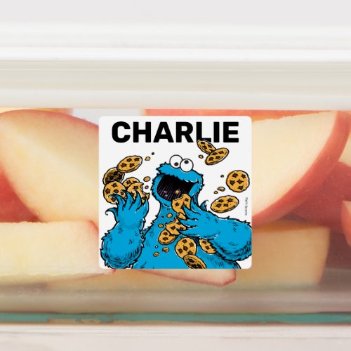 Cookie Monster Crazy Cookies Labels