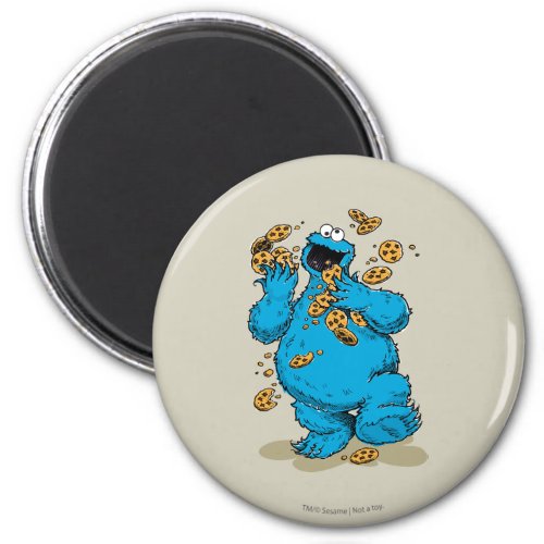 Cookie Monster Crazy Cookies Magnet