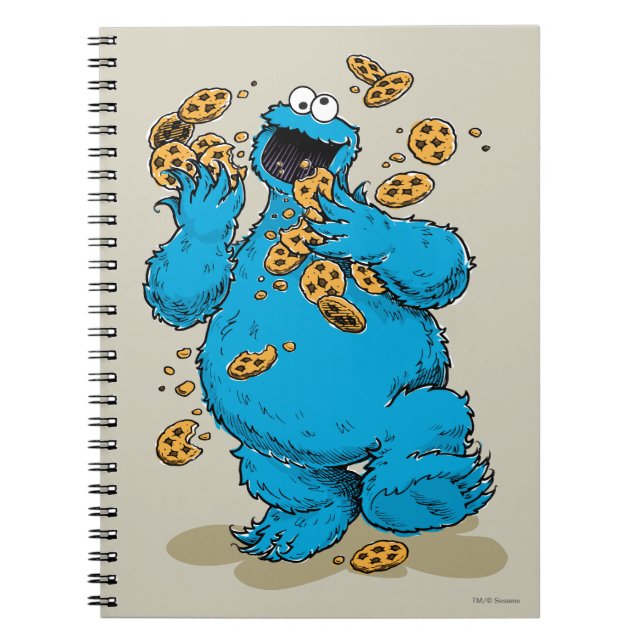 Cookie Monster Crazy Cookies Notebook (Front)