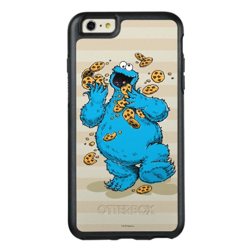 Cookie Monster Crazy Cookies OtterBox iPhone 66s Plus Case