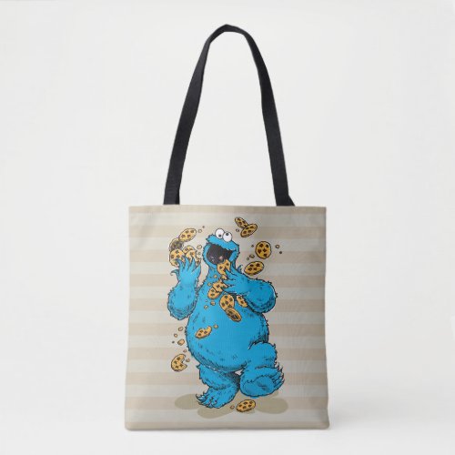 Cookie Monster Crazy Cookies Tote Bag
