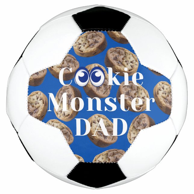 Cookie Monster Dad Soccer Ball (Front)
