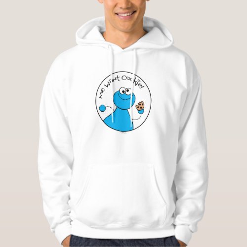 Cookie Monster Doodley Graphic Hoodie