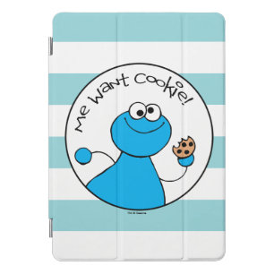 Cookie Monster Doodley Graphic iPad Pro Cover
