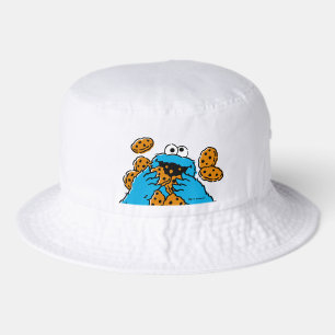 Cookie Monster Eating All the Cookies Bucket Hat