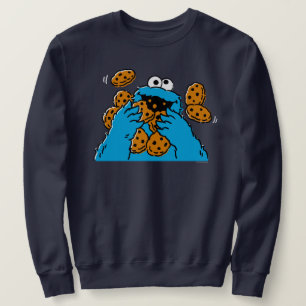 Cookie Monster Eating All the Cookies Sweatshirt