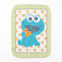 Cookie Monster Eating Cookie Baby Burp Cloth Cookie Monster Eating Cookie Baby Burp Cloth
