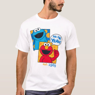 Cookie Monster & Elmo | Ha Ha Yeah T-Shirt