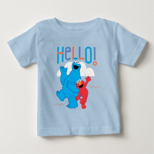 Cookie Monster  Elmo Hello Baby T_Shirt