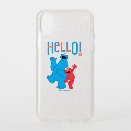 Cookie Monster & Elmo Hello! Speck iPhone X Case
