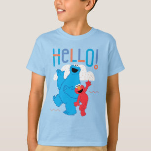 Cookie Monster & Elmo Hello! T-Shirt