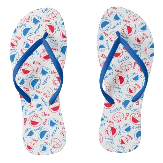 Cookie monster sale flip flops