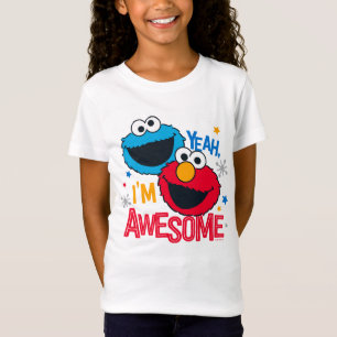 Cookie Monster & Elmo Yeah, I'm Awesome T-Shirt