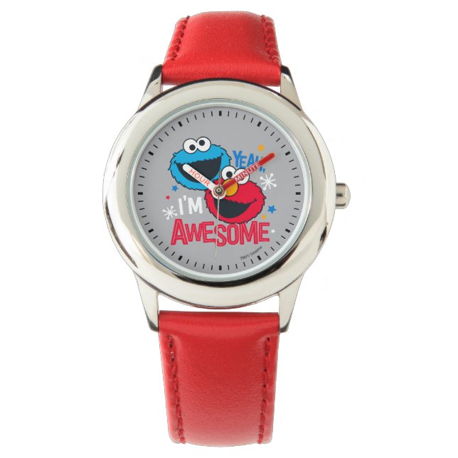 Cookie Monster & Elmo | Yeah, I'm Awesome Watch (Front)