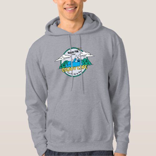 Cookie Monster  Enjoy Life One Bite at a Time Hoodie