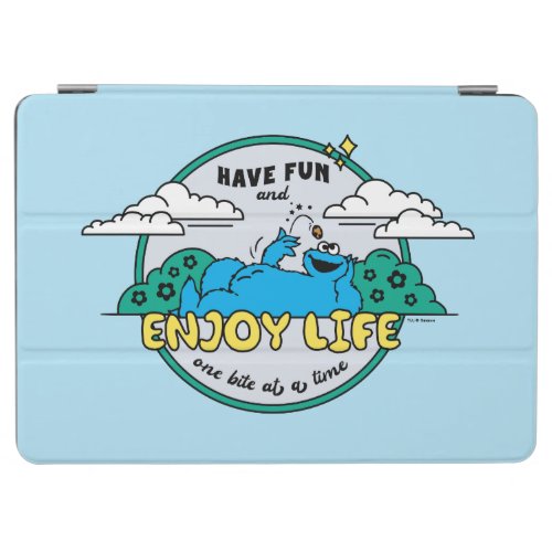 Cookie Monster  Enjoy Life One Bite at a Time iPad Air Cover