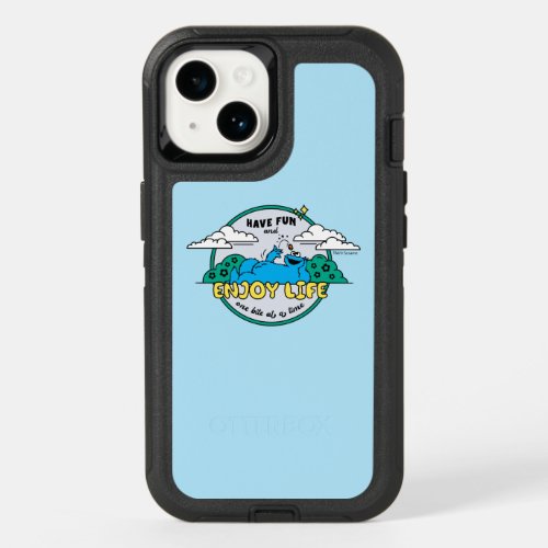 Cookie Monster  Enjoy Life One Bite at a Time OtterBox iPhone 14 Case