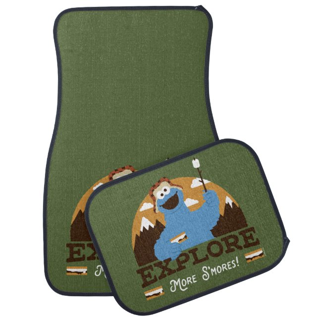 Cookie Monster | Explore More S'mores Car Floor Mat (Set)