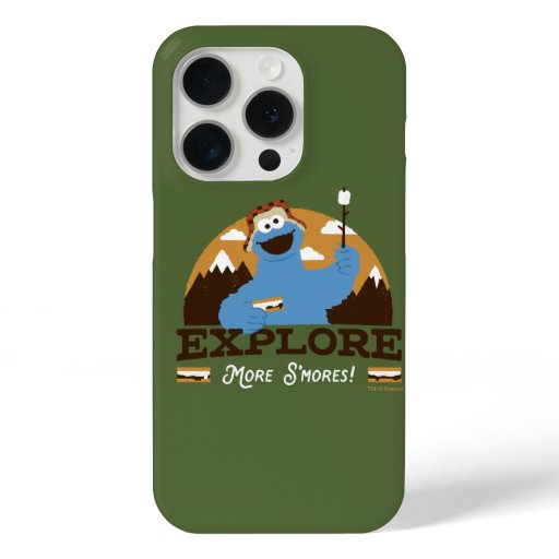Cookie Monster | Explore More S'mores iPhone 15 Pro Case