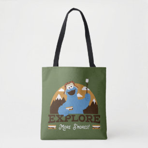 Cookie Monster Explore More S'mores Tote Bag