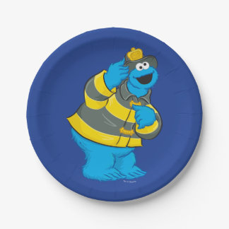 Cookie Monster | Fireman Costume Paper Plates