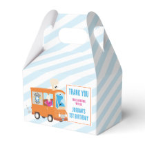 Cookie Monster Food Truck Birthday Favor Boxes