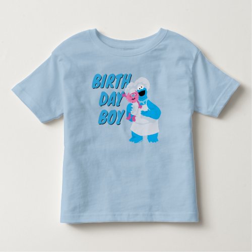 Cookie Monster  Gonger Birthday Boy Toddler T_shirt